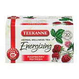 Teekanne Energizing raspberry refresh herbal wellness tea, caffeine free, 20-bags Full-Size Picture